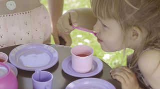 Dantoy - Coffee set, Pink (4396)-thumb-3