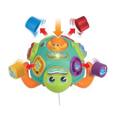 Winfun - Pull Along Sort 'N Learn Turtle (240301-NL) / Toys
