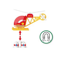 BRIO - Firefighter Helicopter (33797)-thumb-2