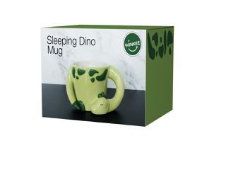 Winkee - Sleeping Dino Mug - Light Green / Gadgets-thumb-1