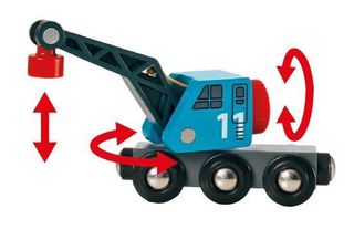 BRIO - Freight Ship and Crane (33534)-thumb-3