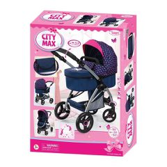 Bayer - Dolls pram City Max (17554AA)-thumb-3
