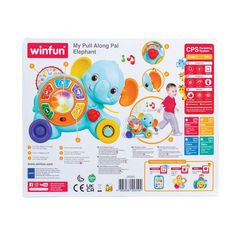 Winfun - My Pull Along Pal Elephant (230202-NL)-thumb-1