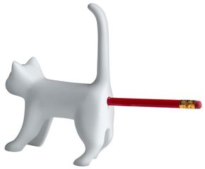 Winkee - Pencil sharpener - Sharp end Cat with sound - White / Gadgets-thumb-2