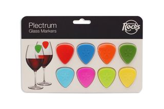 Winkee - Drinks Markers - Plectrum Glass Markers - Set of 8 / Gadgets