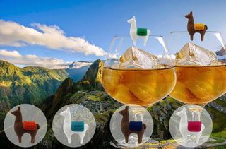 Winkee - Drinks Markers - Llama Glass Markers-thumb-2