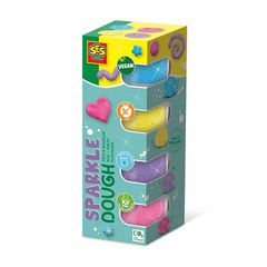 SES Creative - Dough - Feel Good Sparkle 4x90gr - (S00515) / Toys