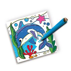 SES Creative - Colour by Numbers - Triangular Pens - (S14690) / Toys-thumb-3