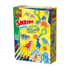 SES Creative - Shrink Foil - Dinosaur Keychains - (S14294) / Toys