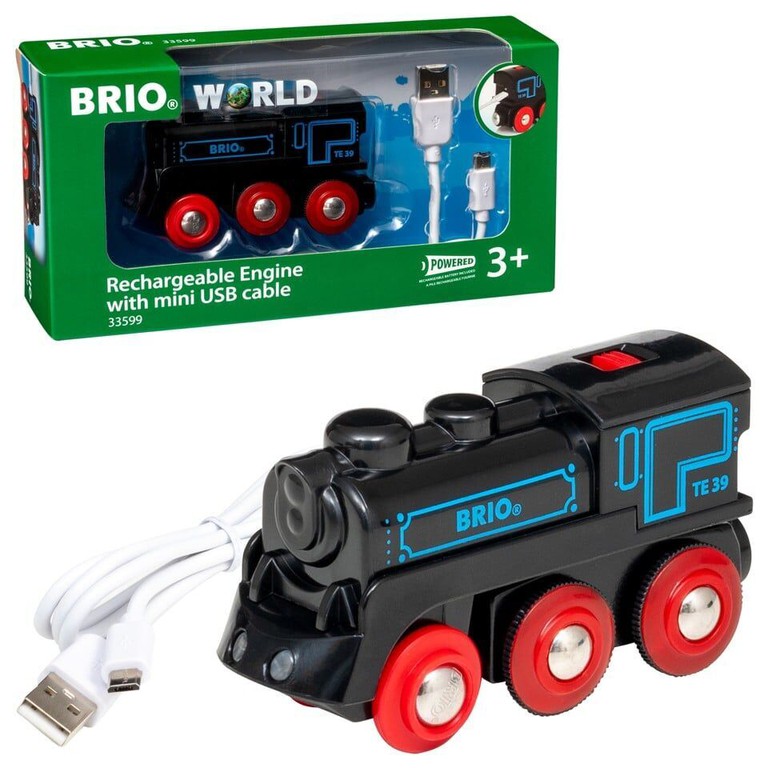 BRIO - Rechargeable Engine with mini USB cable (33599) / Toys
