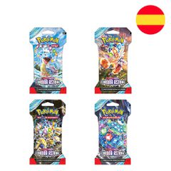 Spanish Pokemon Scarlet & Purple Astral Crown collectible card game envelope
