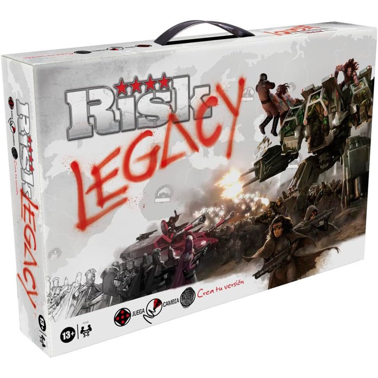 Spanish Risk Legacy board game