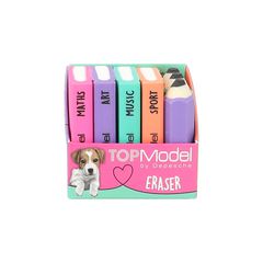 Topmodel - TOPModel Eraser Set - Mini School Books & Pencils (0412443) / Toys