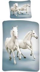 Bed Linen - Adult Size 140 x 200 cm - White Horse (1000517)