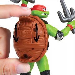 Turtles Mutant Mayhem - Basic Figures 12cm - Shell Spin Raph / Toys-thumb-3