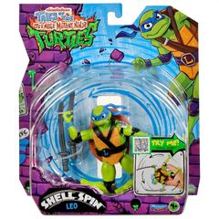 Turtles Mutant Mayhem - Basic Figures 12cm - Shell Spin Leo / Toys-thumb-3