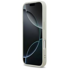 DKNY Checkered with Printed Stripes iPhone 17 Pro Case - Beige-thumb-4