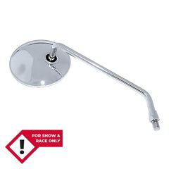 Highsider Smart Handlebar Mirror, Round, Long Stem. Right