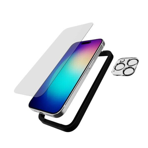 Tech21 - Impact Glass SET Screen/Camera - iPhone 15 Pro / Electronics