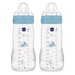 MAM - Easy Active Baby Bottle - Blue - 330ml / Baby and Children