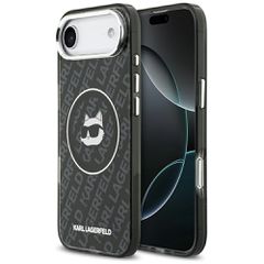 Karl Lagerfeld IML Choupette Head Logo MagSafe iPhone Air Case - Black