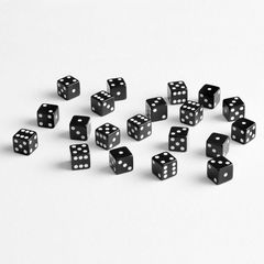 Q Workshop Dice Set Full Pack D6 Black (20)-thumb-2