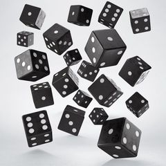 Q Workshop Dice Set Full Pack D6 Black (20)-thumb-3