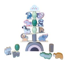 Magni - Montessori balance stacker with animals FSC® 100% (5764) / Toys