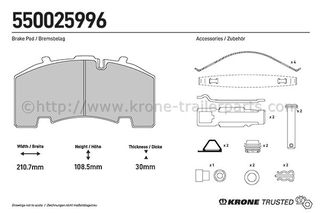 KRONE TRUSTED ΔΙΣΚΟΦΡΕΝΑ SET BPW (ΕΓΚΟΠΗ 22,5΄΄) ΜΕΣΑΙΟ KNORR SK7 – Γνήσια | TRIAN HELLAS-thumb-3