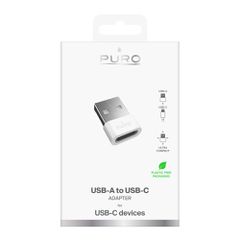 Puro USB-C - USB-A Adapter - White-thumb-1