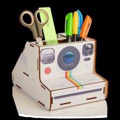Mustard - Polaroid DIY Pen Pot - 10 cm x 8 cm / Gadgets