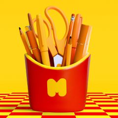 Mustard - Fries 'n Scribes - 10 cm x 8 cm / Gadgets