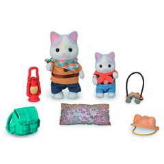Sylvanian Families - Exciting Discovery Set - Latte Cat Brother & Baby (5763)