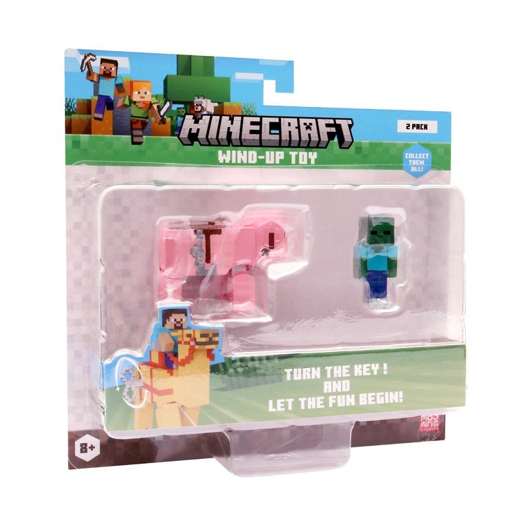Minecraft - 3D Wind-Up Toy - Pig