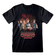 Stranger Things T-Shirt Group with Vecna behind Size S