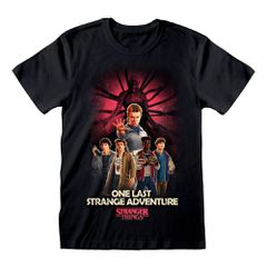 Stranger Things T-Shirt Group Artwork One Last Strange Adventure Colour Size XL