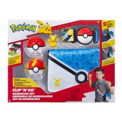Pokémon - Clip N Go Bandolier Set - Pikachu / Toys