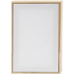 (Bundle) Stretched Canvas with Frame - size 15,8x23,8 cm - 280 g - white (25732) / Toys