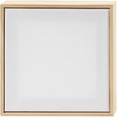 (Bundle) Stretched Canvas with Frame - size 15,8x15,8 cm - 280 g - white (25726) / Toys