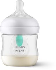 Philips Avent - Baby Bottle with AirFree Vent – 4oz/125ml, Slow Flow Nipple, 0-3 Months, 1 Bottle / Baby and Children