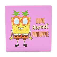 SPONGEBOB - Home Sweet Pineapple - Ceramic Square Coaster-thumb-1