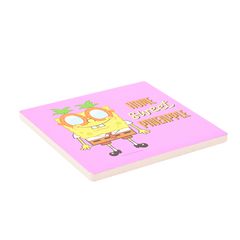 SPONGEBOB - Home Sweet Pineapple - Ceramic Square Coaster-thumb-2