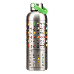 MINECRAFT - Symbols - Metal Water Bottle with Carry Loop - 500ml