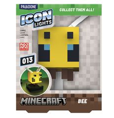 MINECRAFT - Bee - Icon Lamp 4,3inch-thumb-1