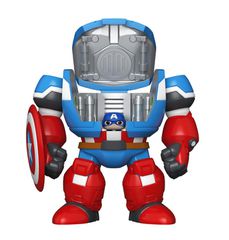MARVEL - Bitty Bots - Captain America Mech with Cap-thumb-2