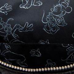 DISNEY - Mickey & Friends "Sketched" - Mini Backpack LoungeFly-thumb-4