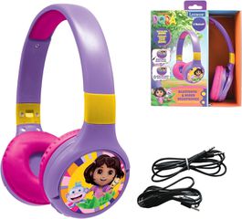 Lexibook - 2 in 1 foldable Dora Headphones (HPBT010DOR) / Toys