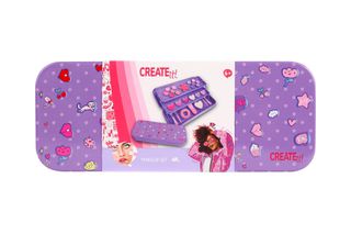 Create It! - 3 Layered Makeup Tin Purple (884504B) / Toys