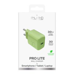 Puro Pro Lite 30W USB-C Wall Charger - Green-thumb-1