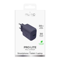 Puro Pro Lite 30W USB-C Wall Charger - Gray-thumb-1
